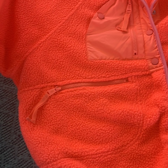 FP Movement Hit the Slopes Fleece Jacket {Neon Coral} M - Picture 9 of 11